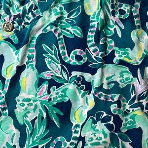 Lilly Pulitzer jersey knit printed skort